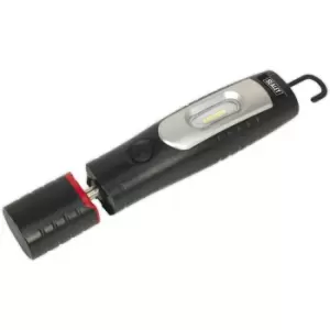 Image of Swivel Inspection Light - 7 SMD LED & 3W SMD LED - Rechargeable - Black