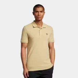 Image of Mens Plain Polo Shirt - Natural Green - XL