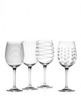 Image of Cheers White Wine Glasses ; Set Of 4