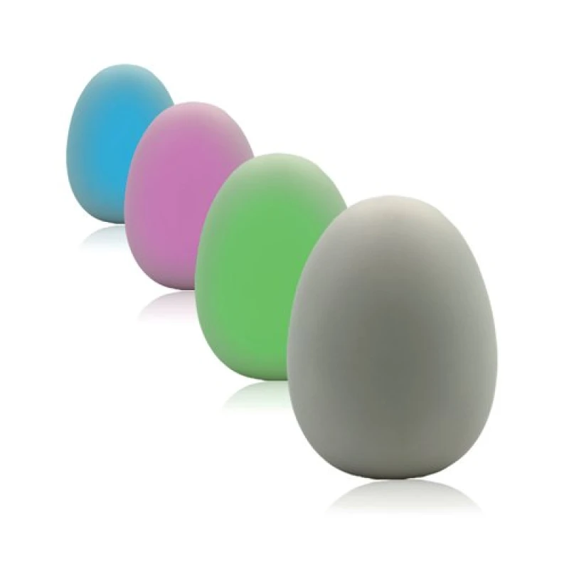 Image of LED Sensory Light Up Egg Mood Light Battery Operated 90mm (Pack of 4) SCCE4