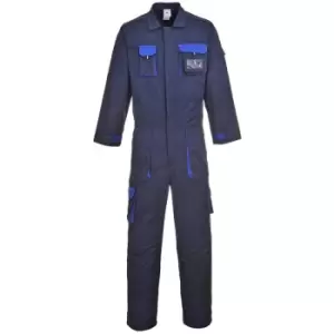 Image of Portwest TX15NARM - sz M Portwest Texo Contrast Coverall - Navy