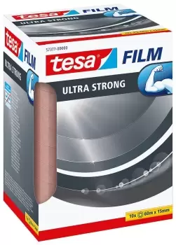 Image of TESA 57377-00000-02 stationery tape 60 m Transparent PVC 10 pc(s)