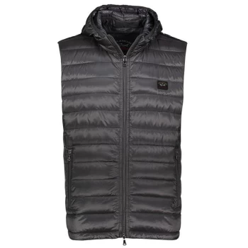 Image of Paul And Shark Woven Gilet - Black 011