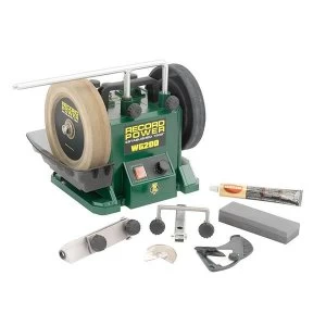 Image of Record Power WG200 200mm (8in) Wet Stone Grinder 160W 240V
