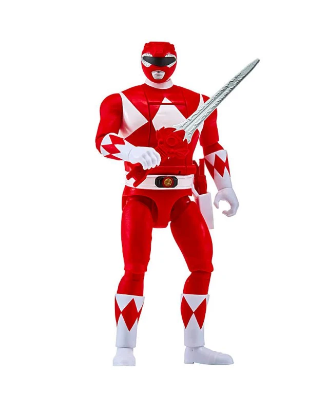 Image of Power Rangers MMPR Auto Morphin Red Ranger Figure - Power Rangers Male RN54101