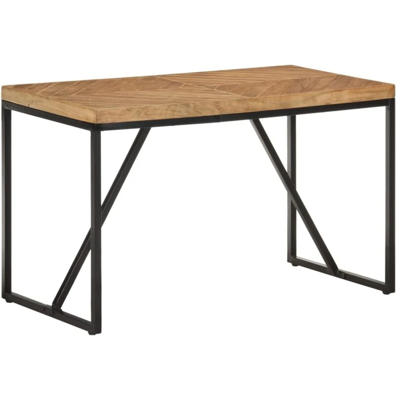 Image of VIDAXL Vidaxl - Dining Table 120x60x76cm Solid Acacia and Mango Wood 8720286068120