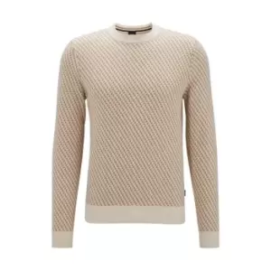 Image of Boss Lacrimo Jumper - White