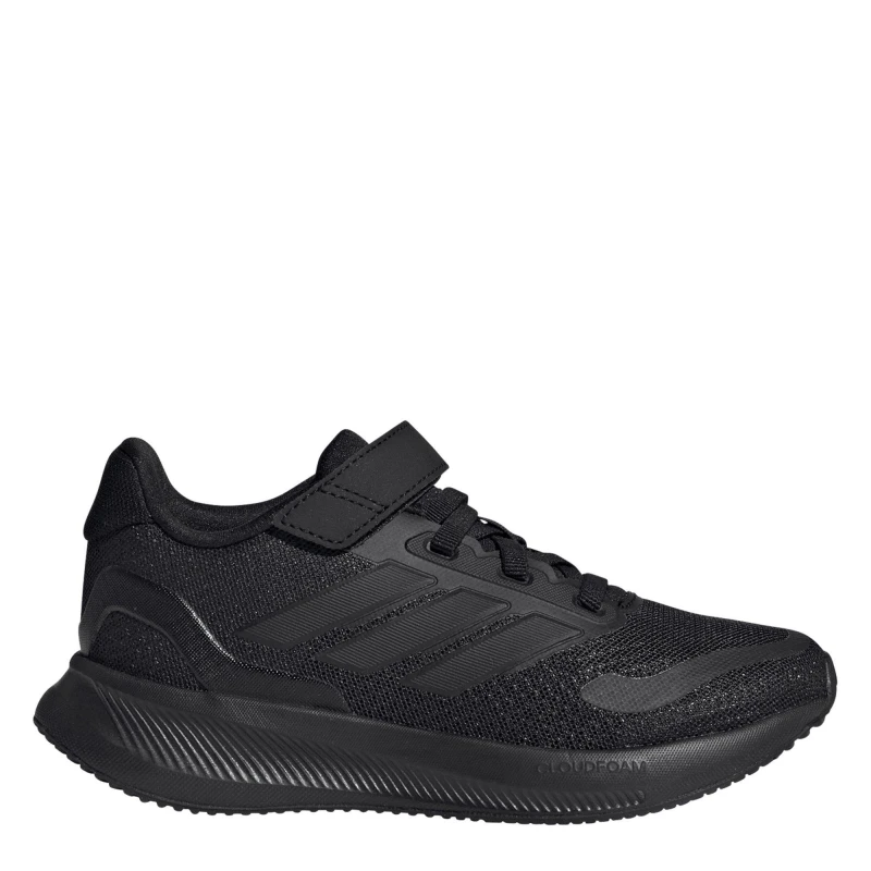 Image of adidas Runfalcon 5 EL Childrens Trainers Runners C13 (31.5) Black 02423803130