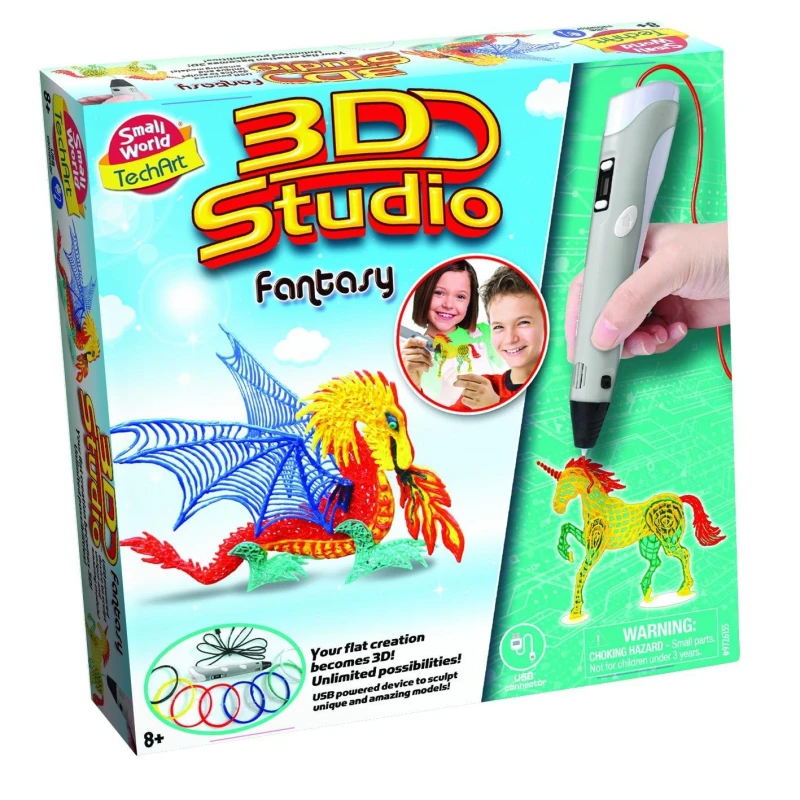 Image of Small World Toys 3D Printing Pen Fantasy Studio Multi unisex One Size