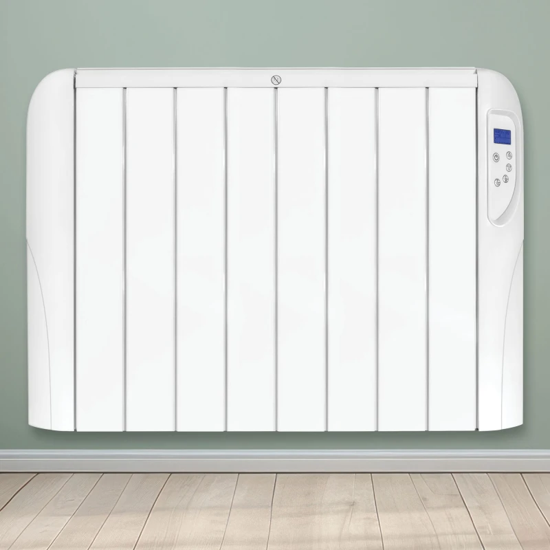Image of Futura 2000W Panel Heater 24/7 Timer Wall Mounted Electric Radiator in White White Unisex