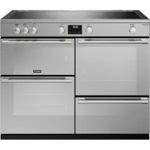 Image of Stoves Sterling Deluxe ST DX STER D1100Ei TCH SS Electric Range Cooker with Induction Hob - Stainless Steel - A/A/A Rated