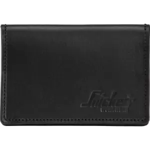 Image of Snickers Leather Wallet Card Holder Black