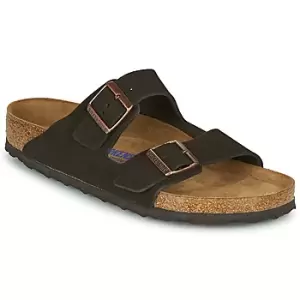 Image of Birkenstock ARIZONA SFB LEATHER mens Mules / Casual Shoes in Brown,9.5