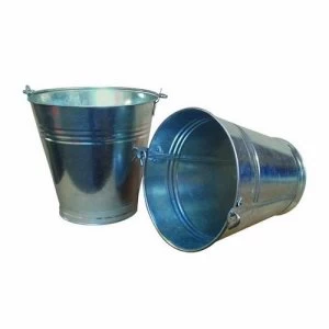 Image of Stadium 13 Litre Heavy Duty Galvanized Steel Bucket Pail