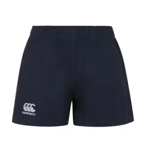 Image of Canterbury Childrens/Kids Polyester Rugby Shorts (12 Years) (Navy)
