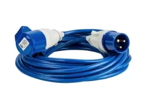 Image of Defender E85243 240v 14M 32A 4mm Extension Lead Blue