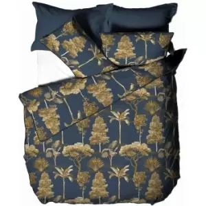 Image of Paoletti Arboretum Duvet Cover Set (Superking) (Blue) - Blue