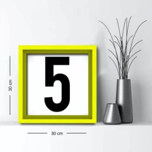 Image of 3030AHS-0108s Multicolor Decorative Framed MDF Painting