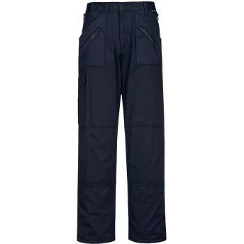 Image of Portwest - C387 - Navy Sz S Lined Action Trousers Work Safety