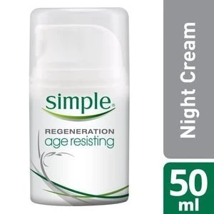 Image of Simple Regeneration Age Resisting Night Cream 50ml