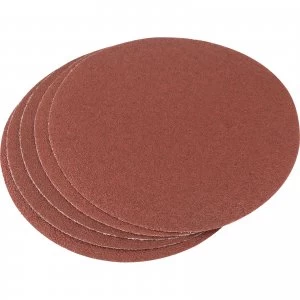Image of Draper 200mm Diameter Aluminium Oxide Sanding Discs 200mm 60g Pack of 5