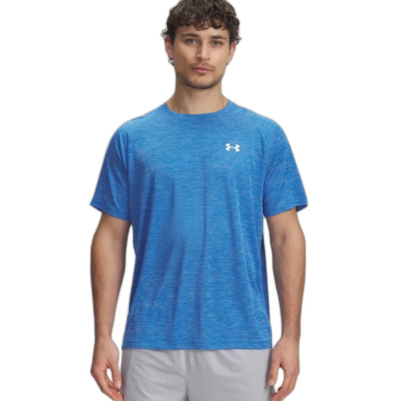 Image of Jersey Under Armour Tech Textured Bleu Male 2XL