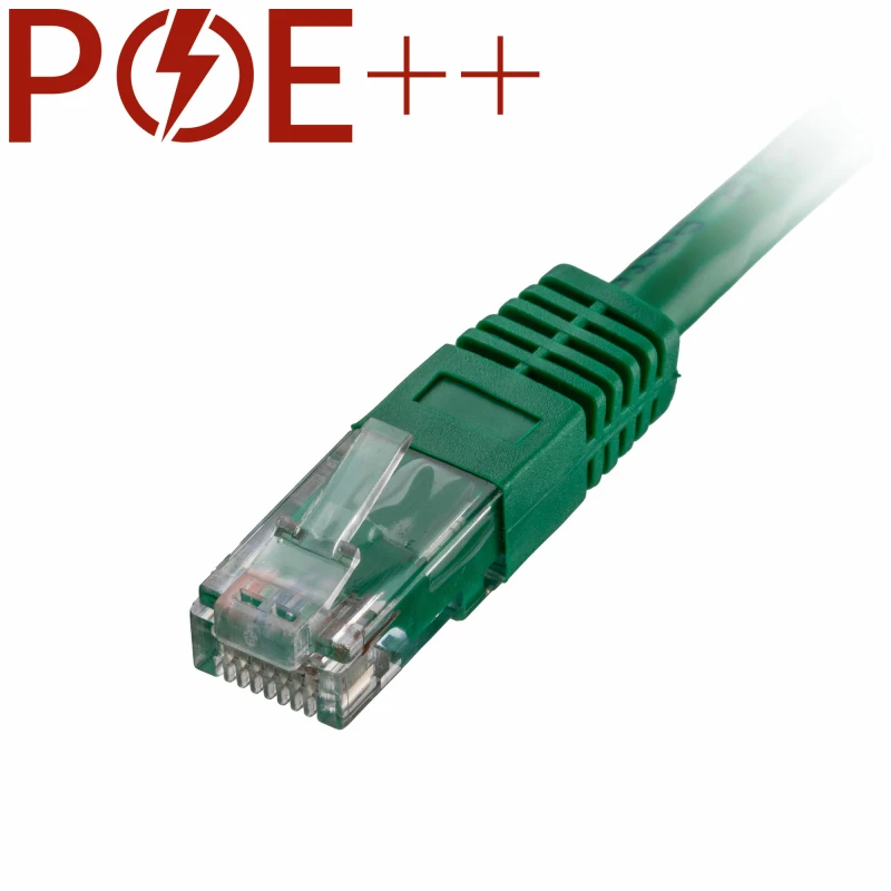 Image of Cablenet 2m Cat6 RJ45 Green U/UTP PVC 24AWG Flush Moulded Booted Patch