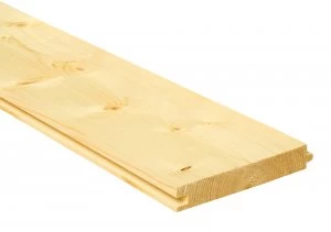 Image of Wickes PTG Floorboards 18 x 119 x 2400mm Single
