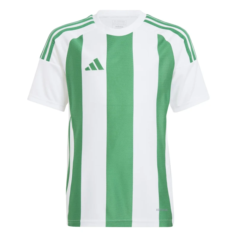 Image of adidas Striped 24 Jersey Juniors - Green Green 9 - 10 Years