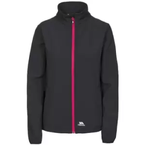Image of Trespass Womens/Ladies Meena Softshell Jacket (XXS) (Black)