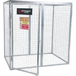 Image of Armorgard Gorilla Bolt Together Gas Cylinder Storage Cage 1800mm 1200mm 1800mm