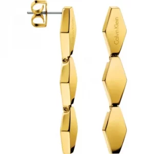 Image of Ladies Calvin Klein PVD Gold plated Snake Earrings