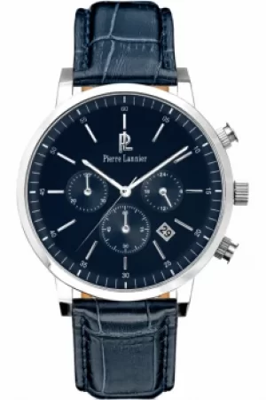 Image of Mens Pierre Lannier Week End Vintage Chronograph Watch 213C166