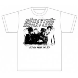 Image of Motley Crue Stencil Mens White TShirt: Small