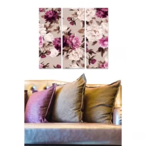 Image of MDF206911990 Multicolor Decorative MDF Painting (3 Pieces)