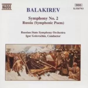 Image of Symphony No 2 - Russia by Mily Balakirev CD Album