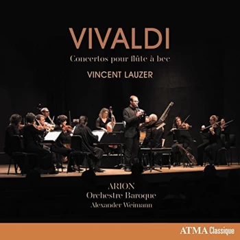 Image of Vincent Lauzer, Arion Orchestre Baroque and Alexander Weimann - Vivaldi: Concertos Pour Flûte À Bec CD