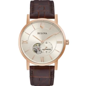 Image of Bulova 97A150 Rose Gold Tone Automatic Wristwatch