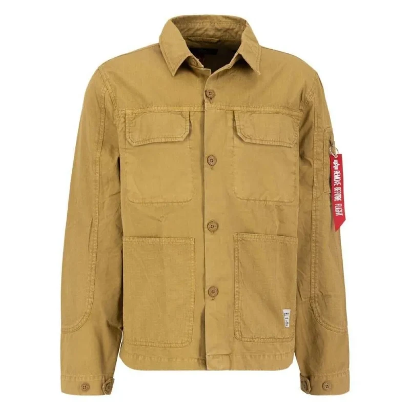 Image of alpha industries Overshirt Alpha Industries Vert Male S