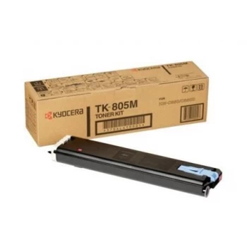 Image of Kyocera TK805M Magenta Laser Toner Ink Cartridge Kit