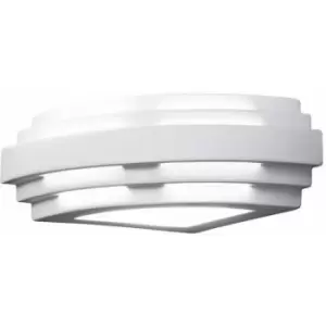 Image of STIEGEL white wall light 1 bulb Width 23 Cm