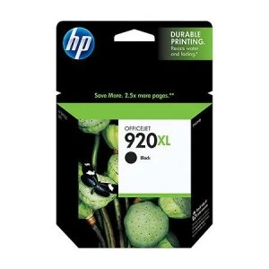 Image of HP 920XL Black Ink Cartridge