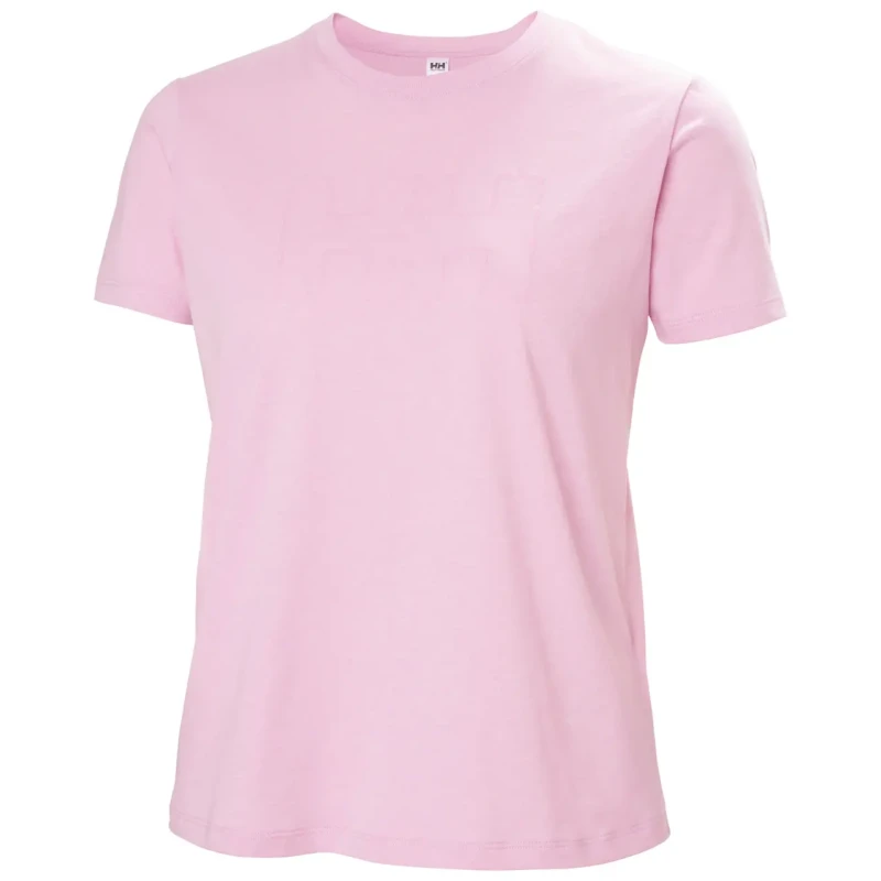 Image of Womens T-Shirt Helly Hansen Tech Logo Rose Female M