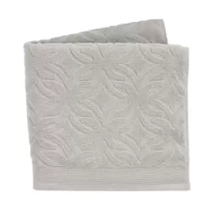 Image of Katie Piper Serenity Sculpted Cotton Towel - Grey