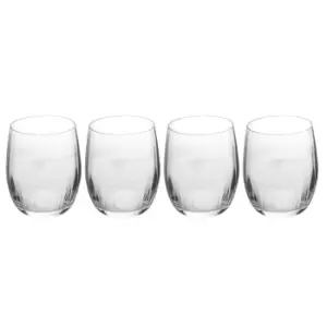 Image of Treviso Crystal Stemless Wine Glasses, Set of 4, 350ml