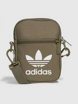 Image of Adidas Originals Festival Bag Trefoil - Khaki