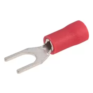 Image of TruConnect Red 4mm Fork Terminal Pack of 100