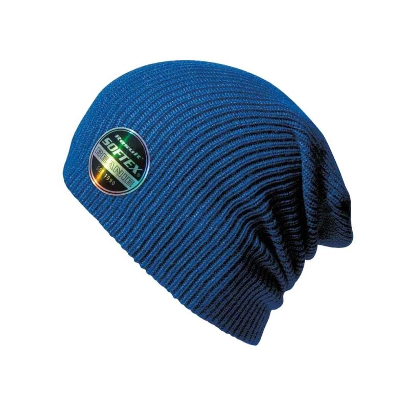 Image of Result Core Mens Softex Beanie in Dark Blue Dark Blue Male One Size
