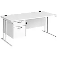 Image of Dams International Desk MC16P2WHWH 1,600 x 800 x 725 mm