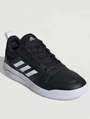 Image of adidas Tensaur Kids, Black/White, Size 12